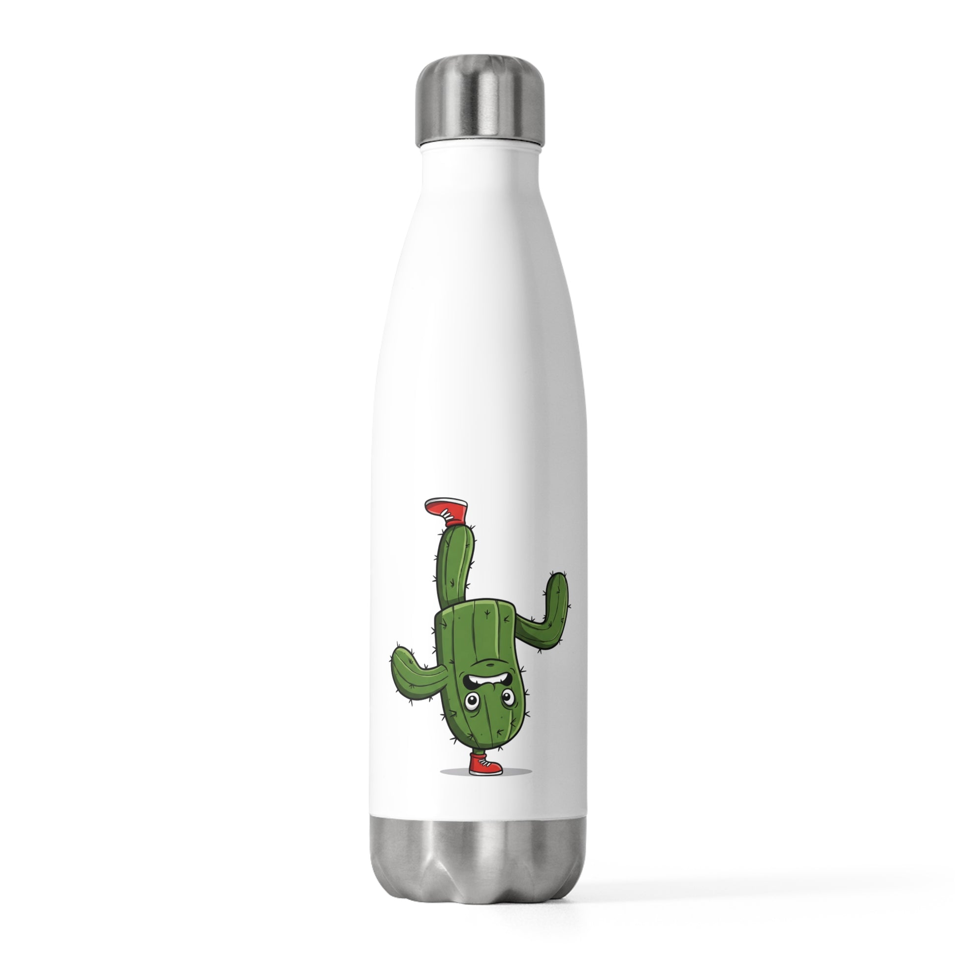 Upside Down Cactus Water Bottle - Stylish & Eco-Friendly 20oz Insulated Stainless Steel