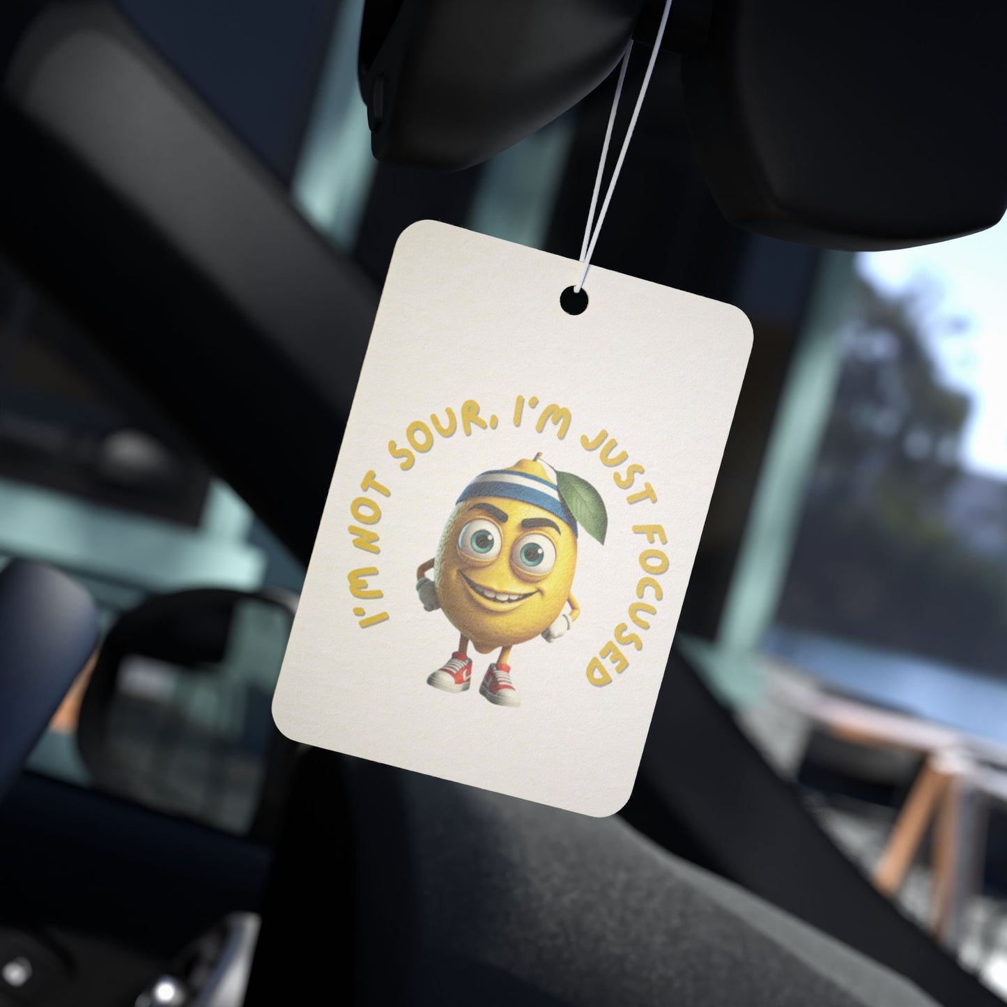 Lemon Car Freshener - Tropical Vibe & Vacation Scent