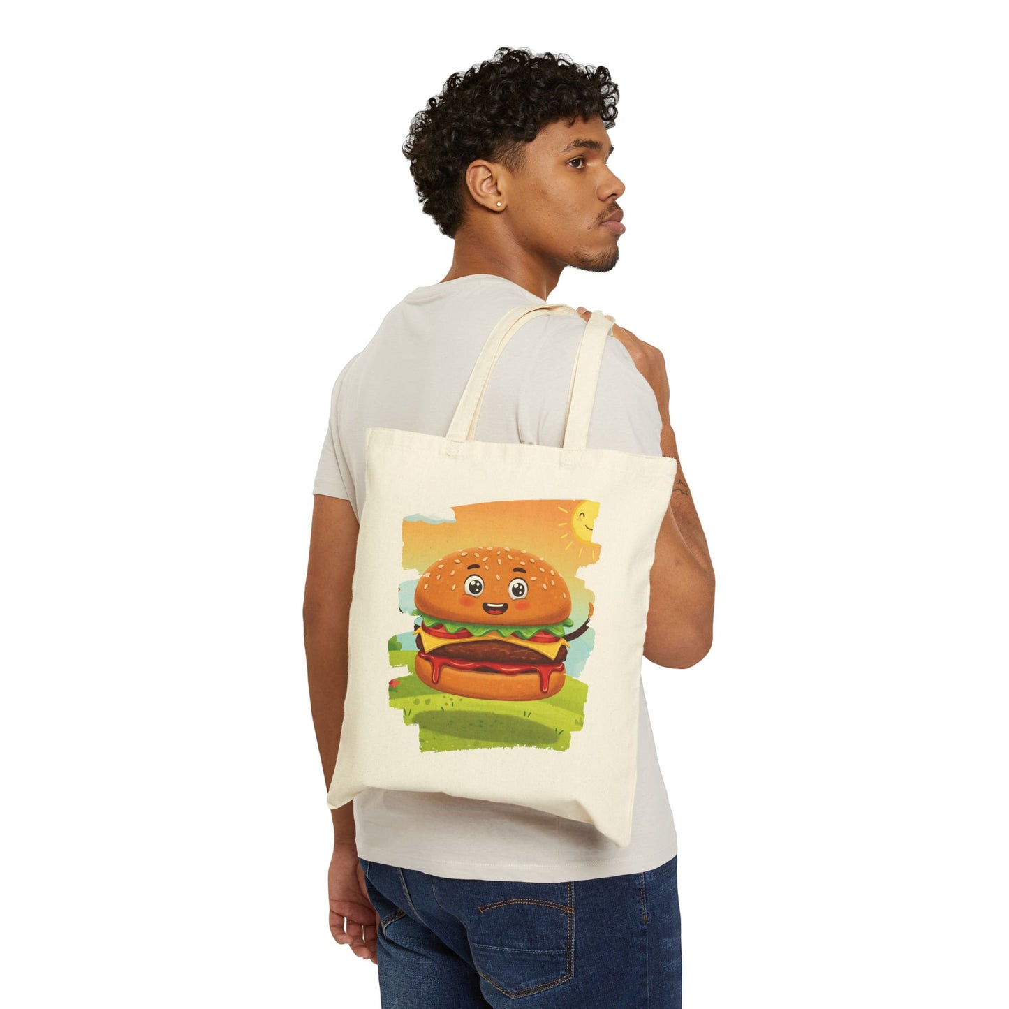 The Sunny Slider – Happy Hamburger Dream Tote