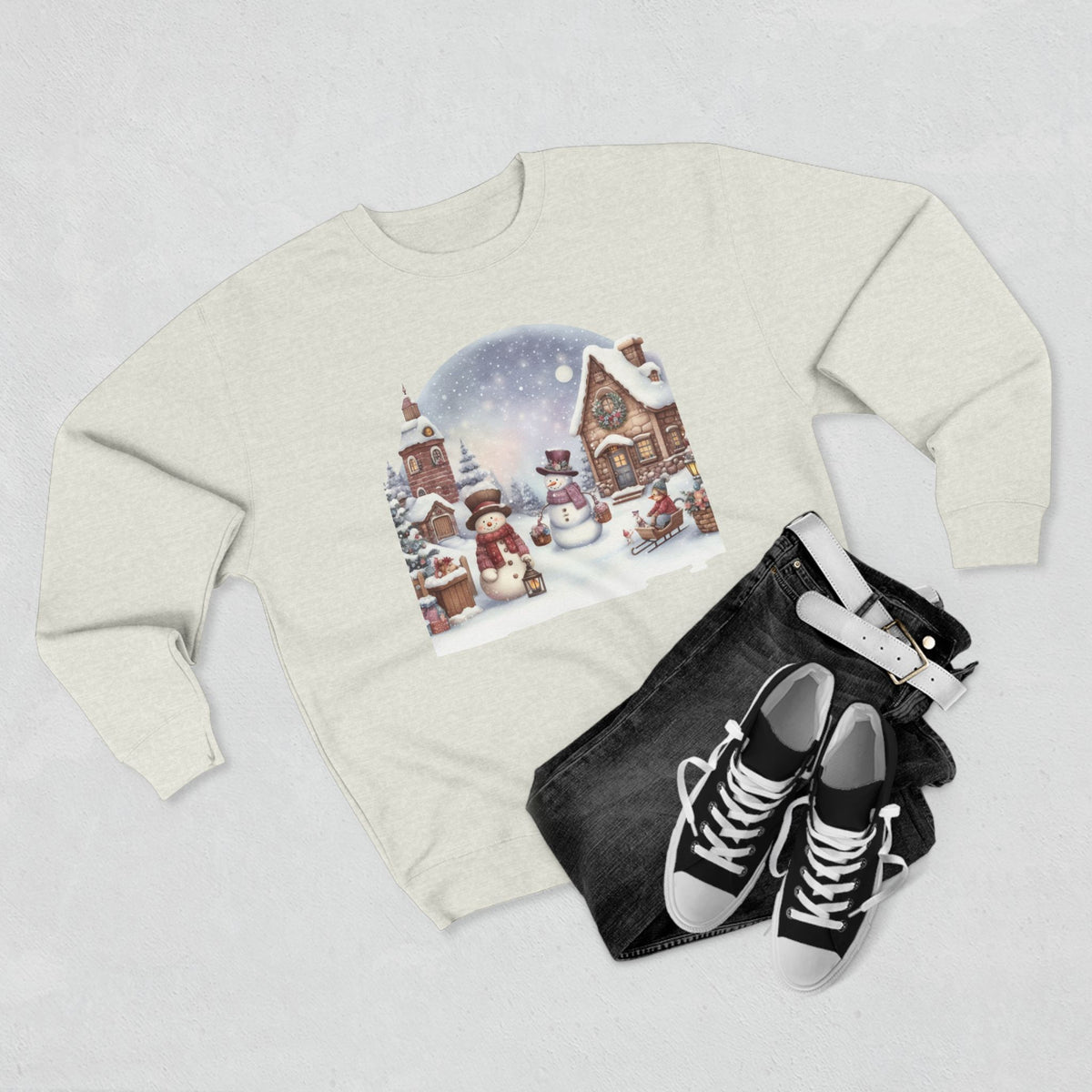 Unisex Crewneck Sweatshirt - snowman design