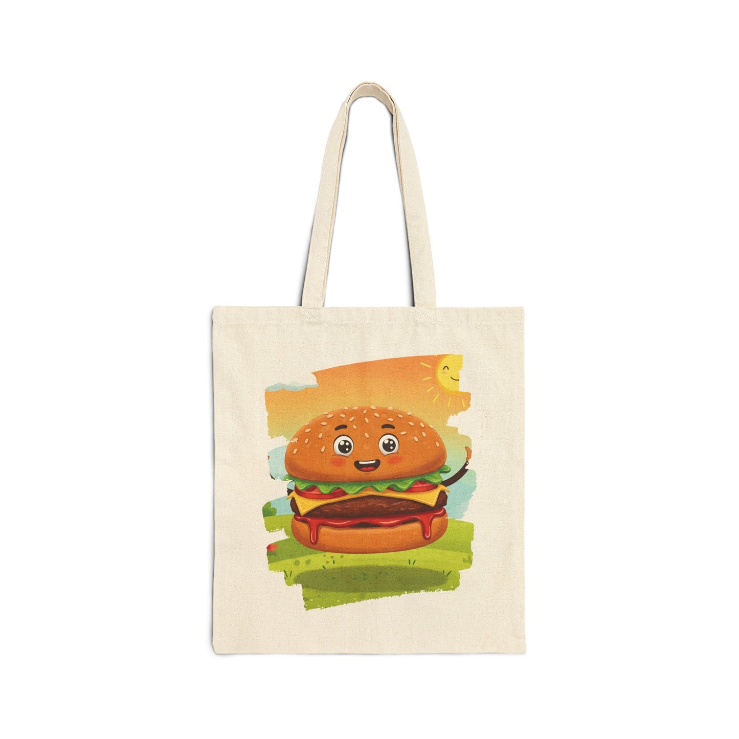 The Sunny Slider – Happy Hamburger Dream Tote