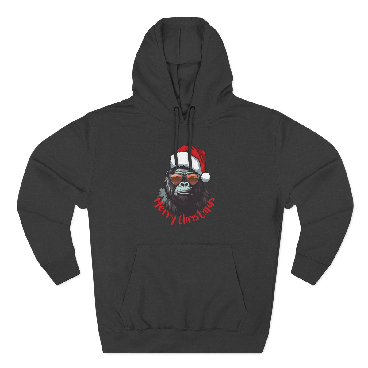 Three-Panel Fleece Hoodie - gorilla sunglasses
