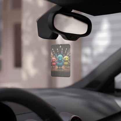 Cute Alien Trio Car Air Freshener - Long Lasting Scents