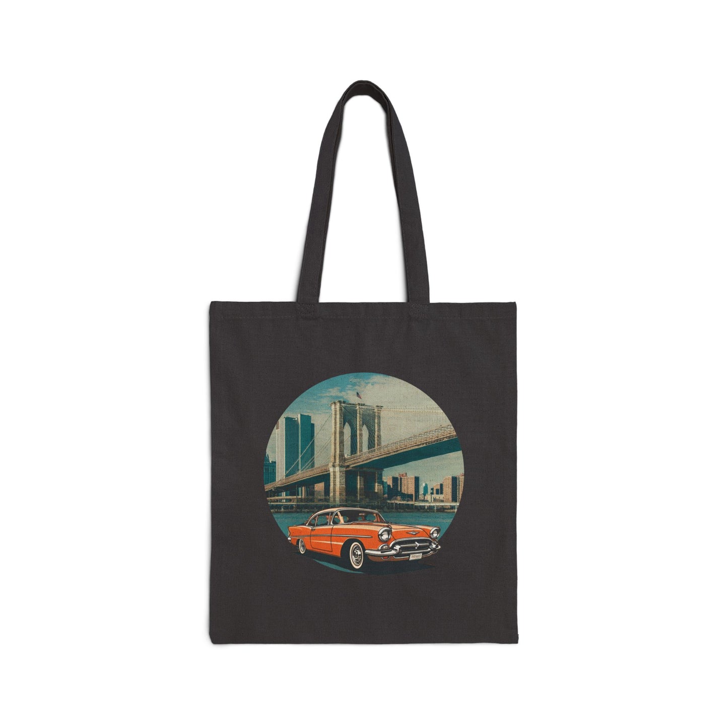 Cruising in Style: The 1950s Chevrolet Bel Air Tote Bag