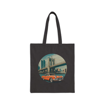 Cruising in Style: The 1950s Chevrolet Bel Air Tote Bag
