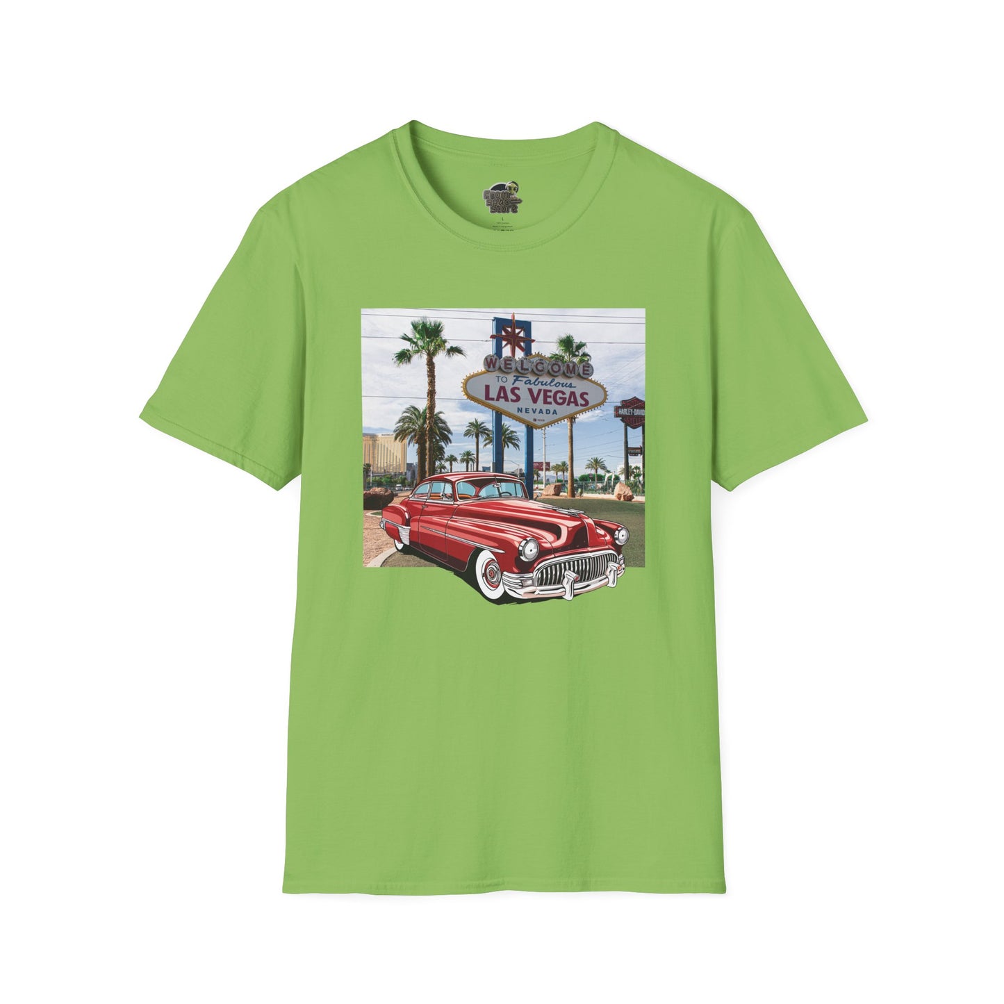 Buick 1950s Unisex T-Shirt - Vintage American Car Tee Lime