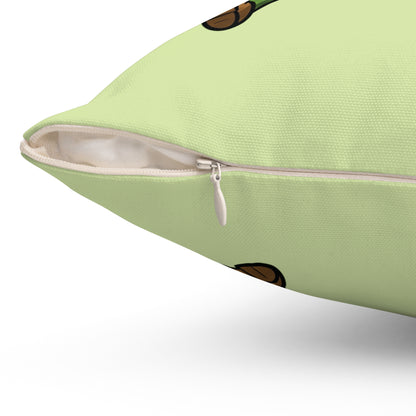 Jumping Cactus throw pillow