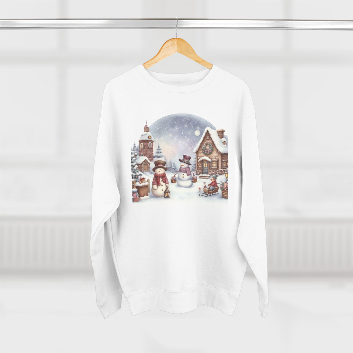 Unisex Crewneck Sweatshirt - snowman design