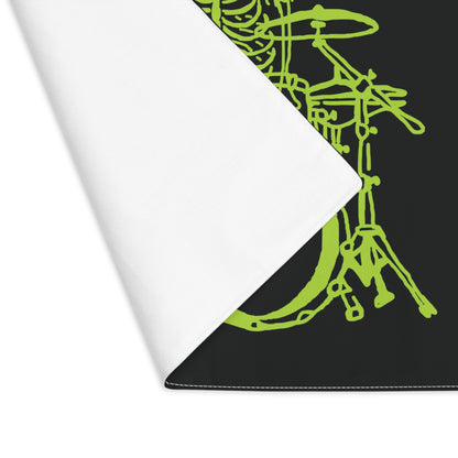 Radioactive Rhythm Fluo Skeleton Drummer Placemat