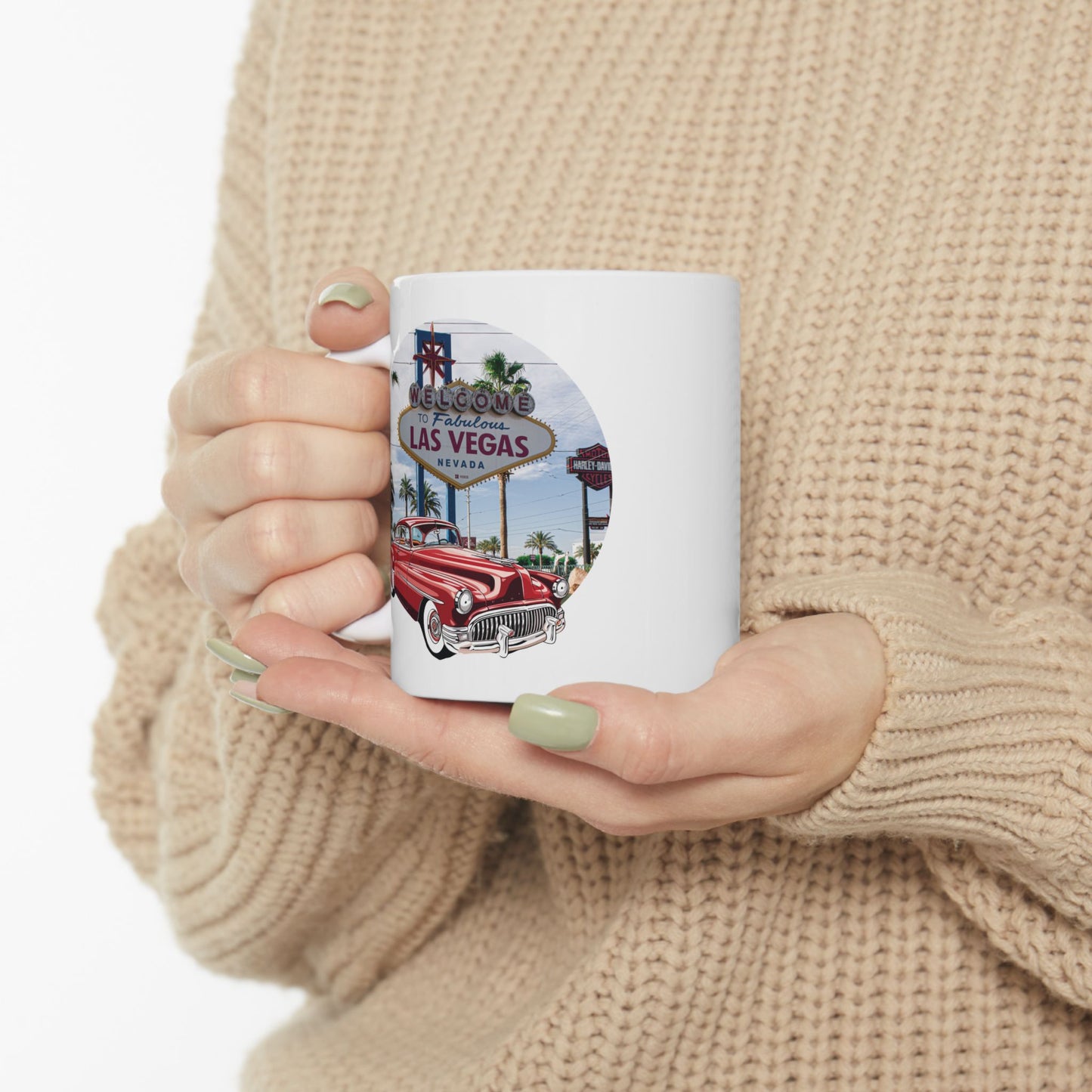 Classic 1950s Buick Vintage Mug - Chrome & Style