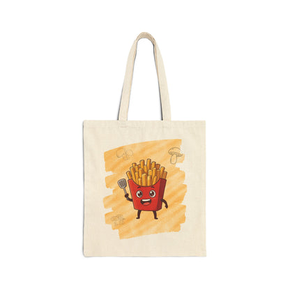 The Boardwalk Hustle – Golden French Fries Canvas Tote