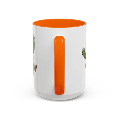 Cactus Mania Running Cactus Mug - Fun & Eco-Friendly Ceramic Coffee Cup
