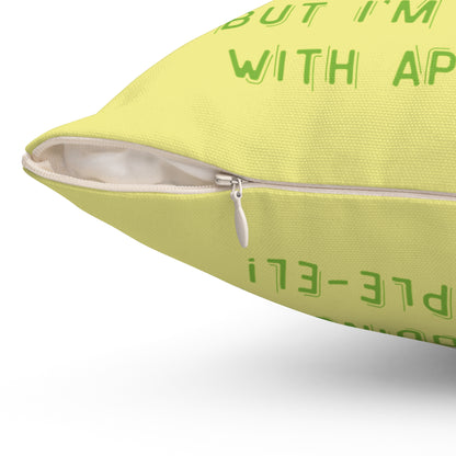 The Zenith of Chaos: The Apple-el Inspiration Throw Pillow