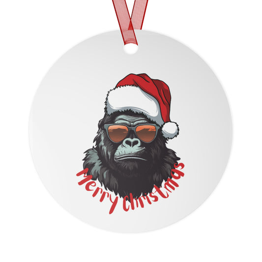 Enchanted Winter Village Christmas Ornament - Durable Double-Sided Aluminum