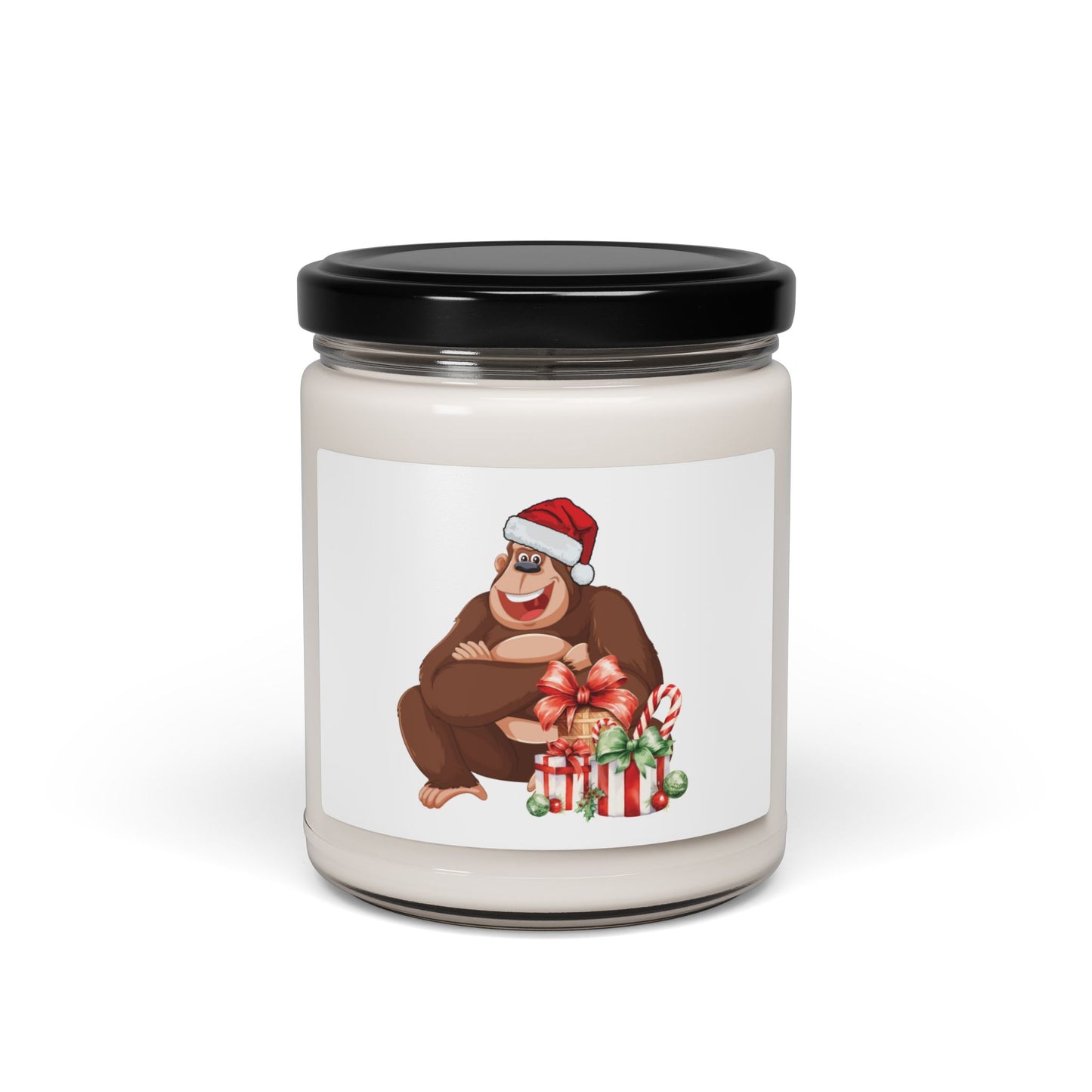 The Ultimate Funny Christmas Gift for Him: Rock & Roll Santa Monkey Scented Candle