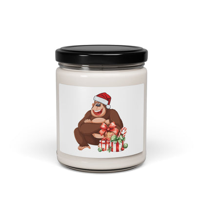 The Ultimate Funny Christmas Gift for Him: Rock & Roll Santa Monkey Scented Candle