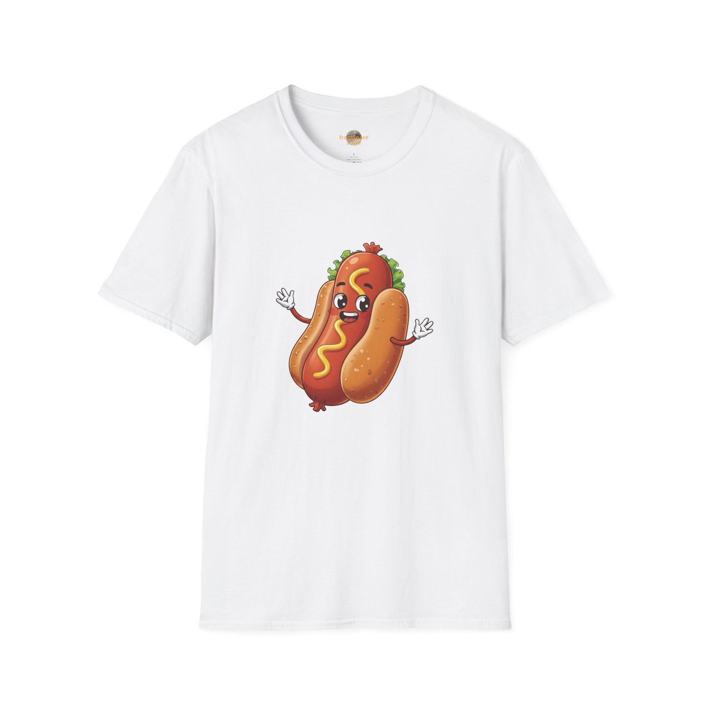 The Mustard Maestro – Classic Hotdog Graphic Tee