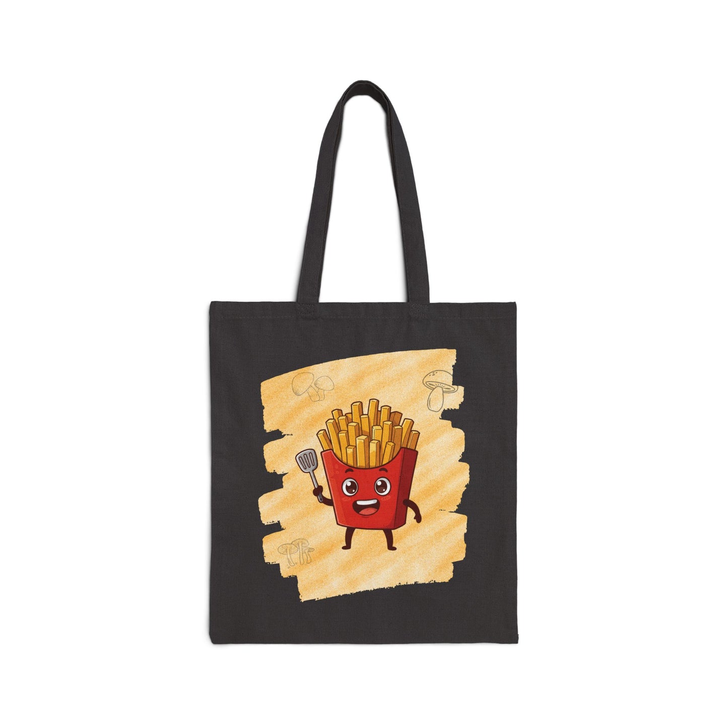 The Boardwalk Hustle – Golden French Fries Canvas Tote