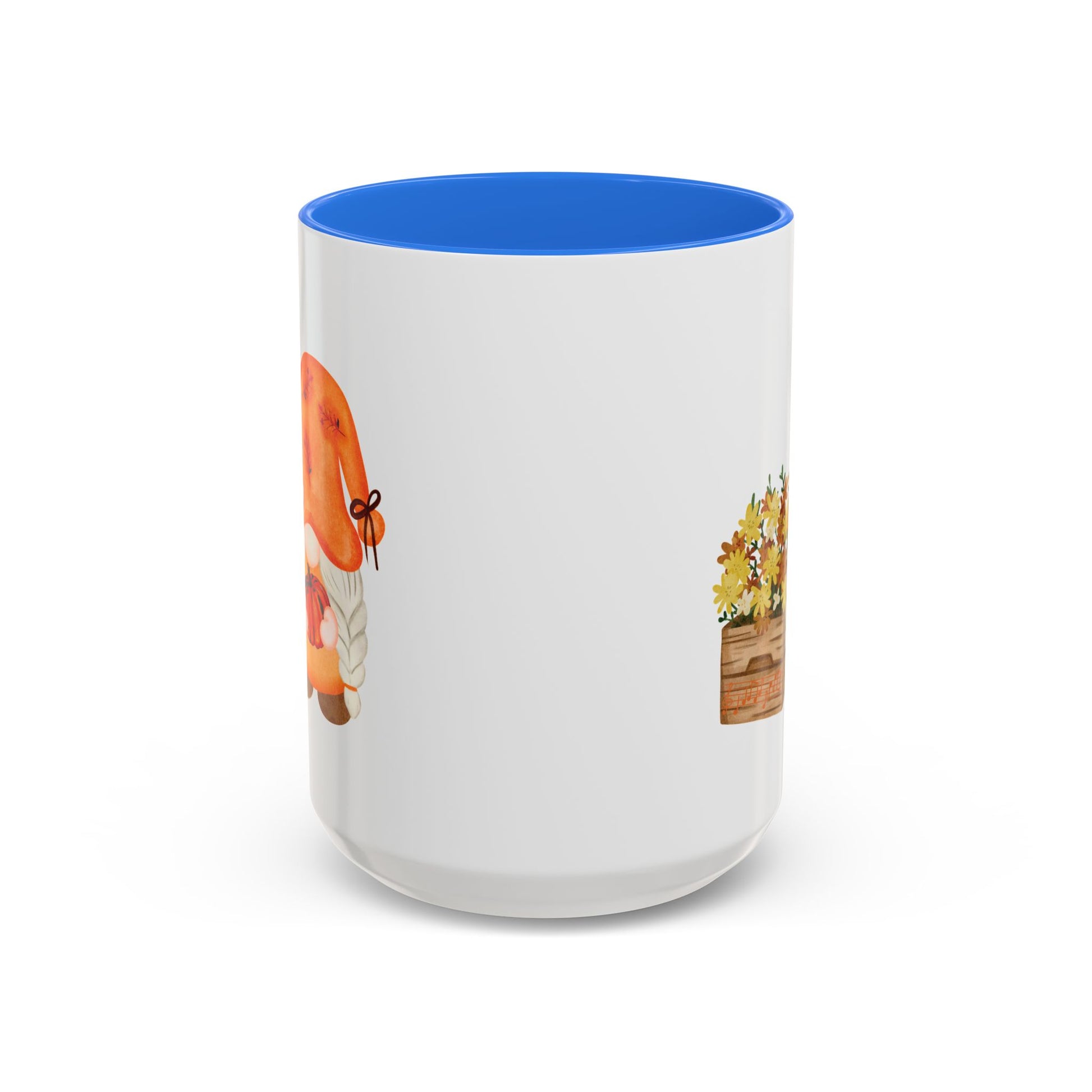 Cute Autumn Gnome Mug - Perfect Fall Gift 15oz Cambridge Blue