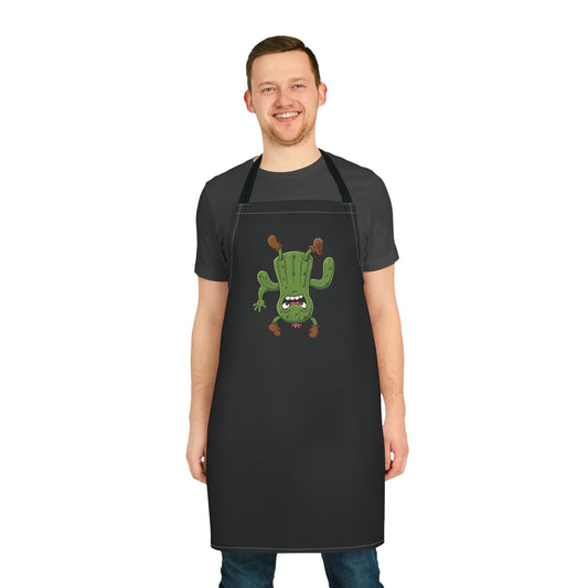 shocked upside-down cactus - apron
