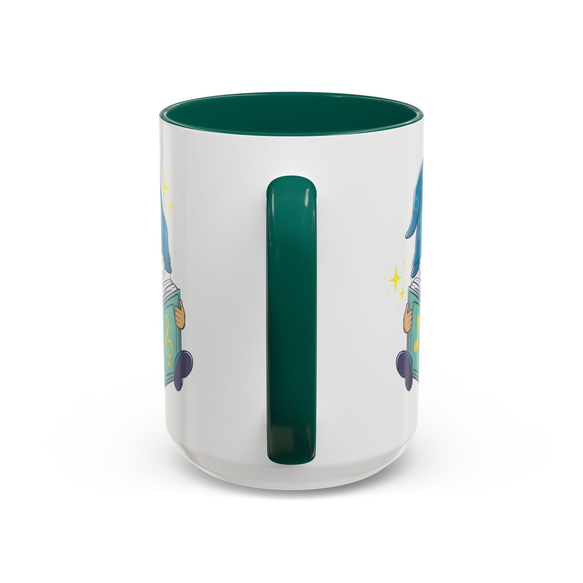 Whimsical Gnome & Music Book Mug - Brew Your Story | Ceramic Coffee & Tea Cup (11oz/15oz)