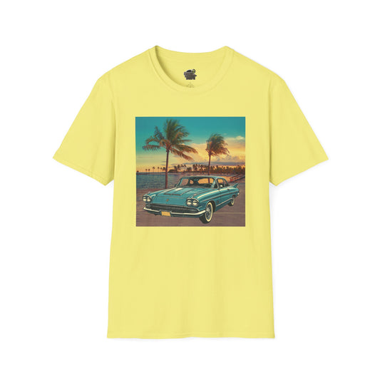 Cadillac Eldorado Brougham 1950s Unisex T-Shirt - Vintage Luxury Car Cornsilk