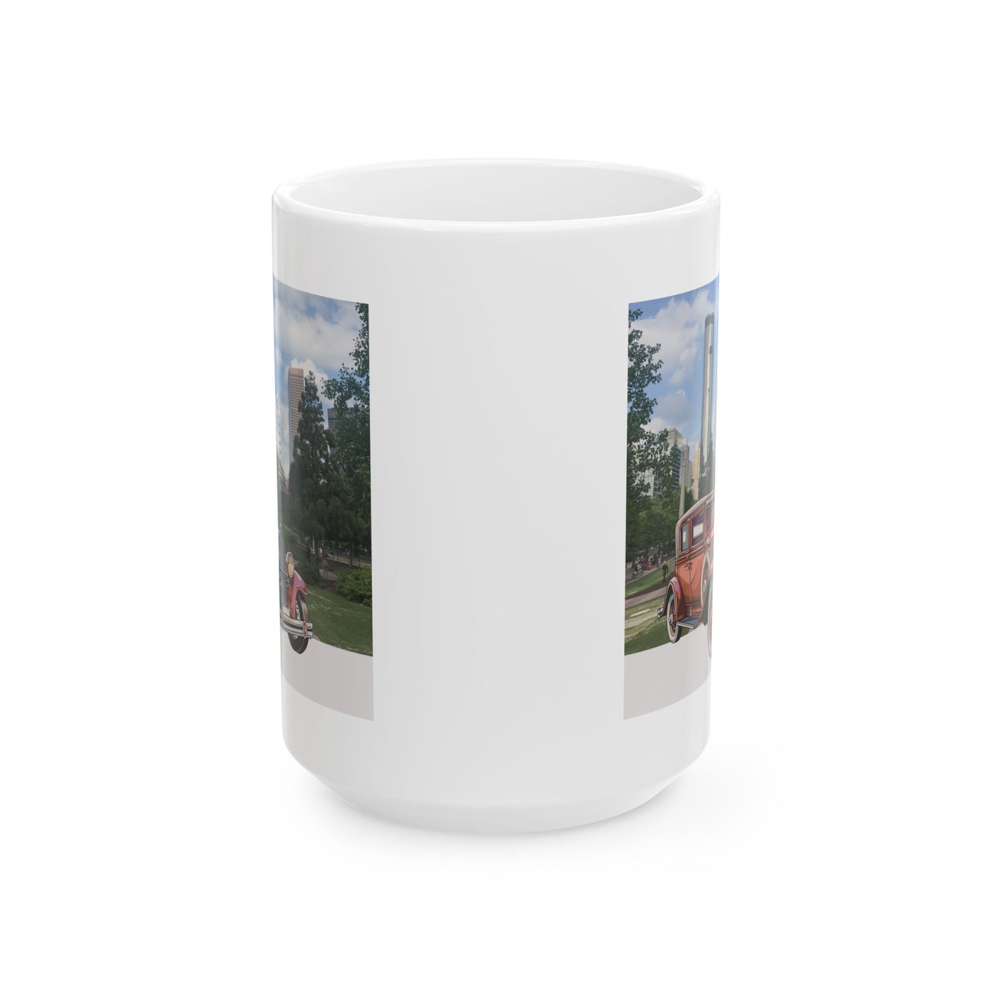 Ford Atlanta Skyliner Vintage Mug - Relive 1930s American Car Charm 15oz