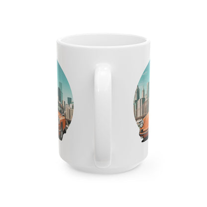 Porsche 911 Vintage Mug - Iconic Power for Your Coffee Break