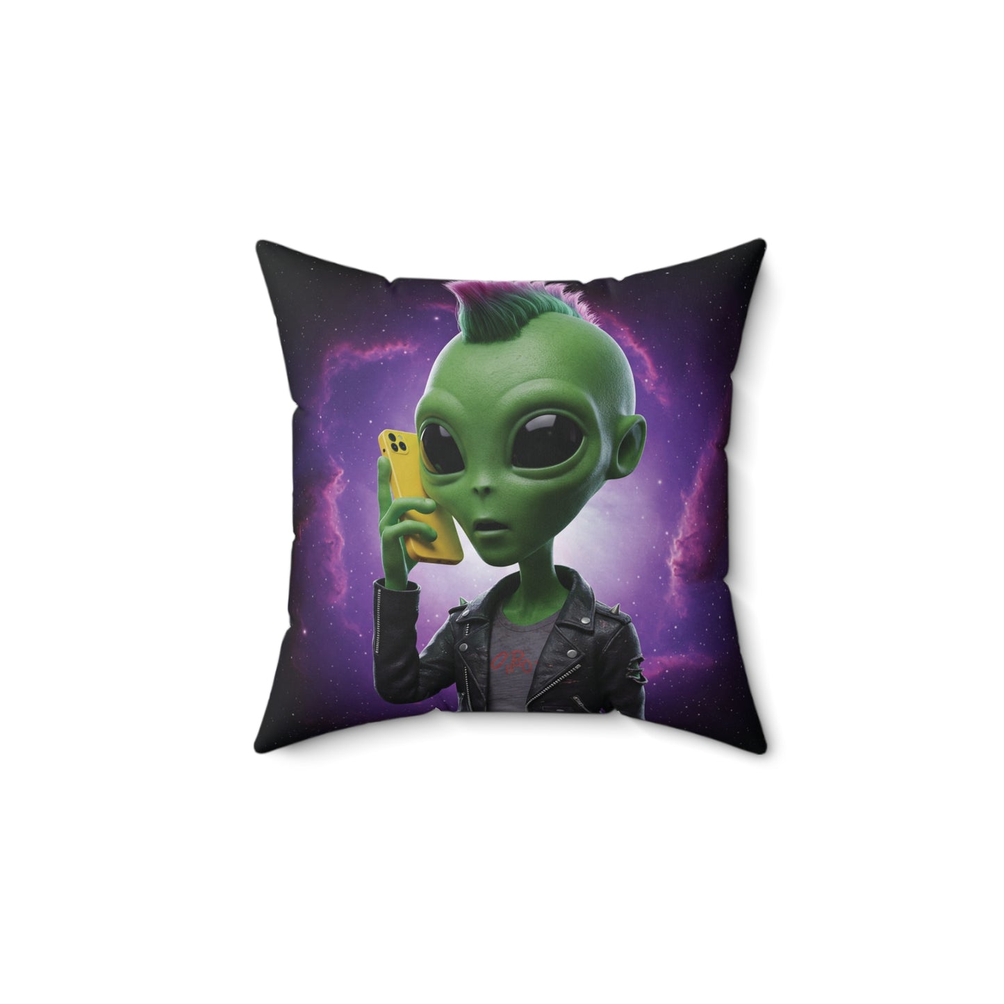 The Mission District Rebel: San Francisco Punk Alien Pillow