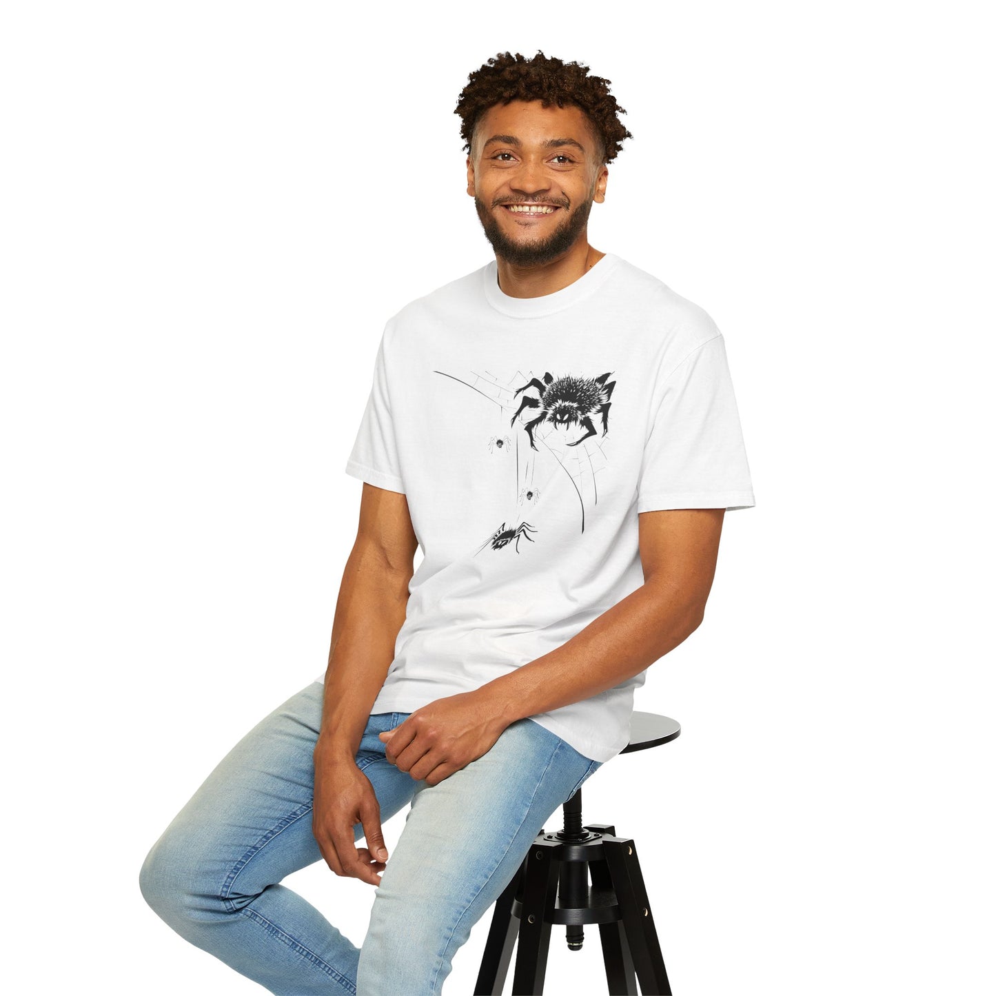 Halloween Spiders Unisex T-Shirt | Spooky Web Tee