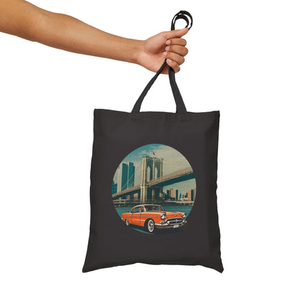 Cruising in Style: The 1950s Chevrolet Bel Air Tote Bag