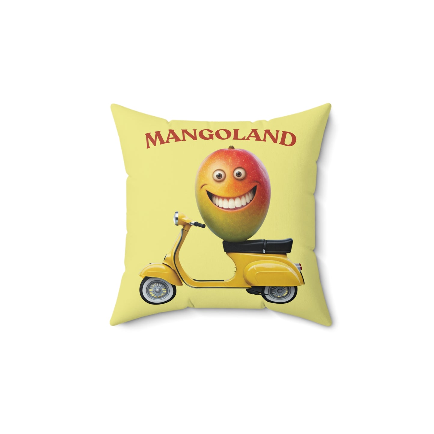 The Golden Escape: The Mangoland Scooter Journey Pillow