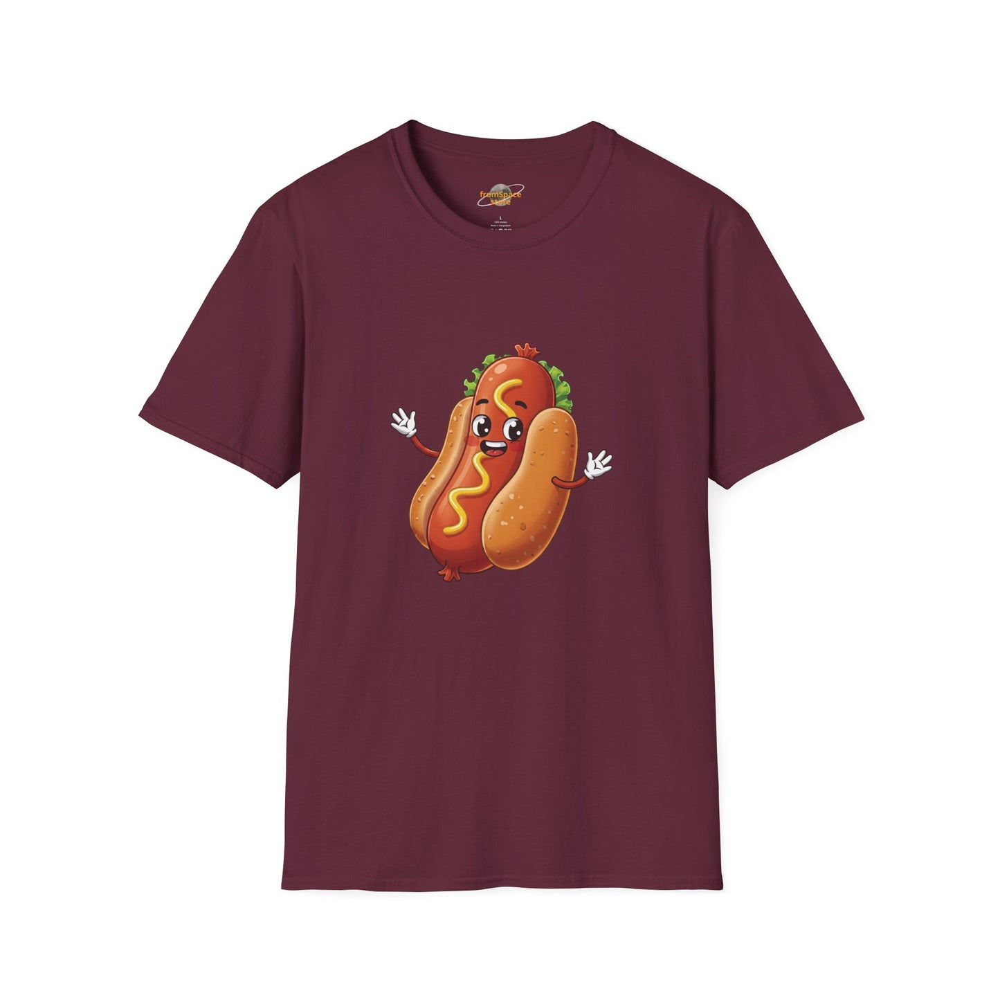 The Mustard Maestro – Classic Hotdog Graphic Tee