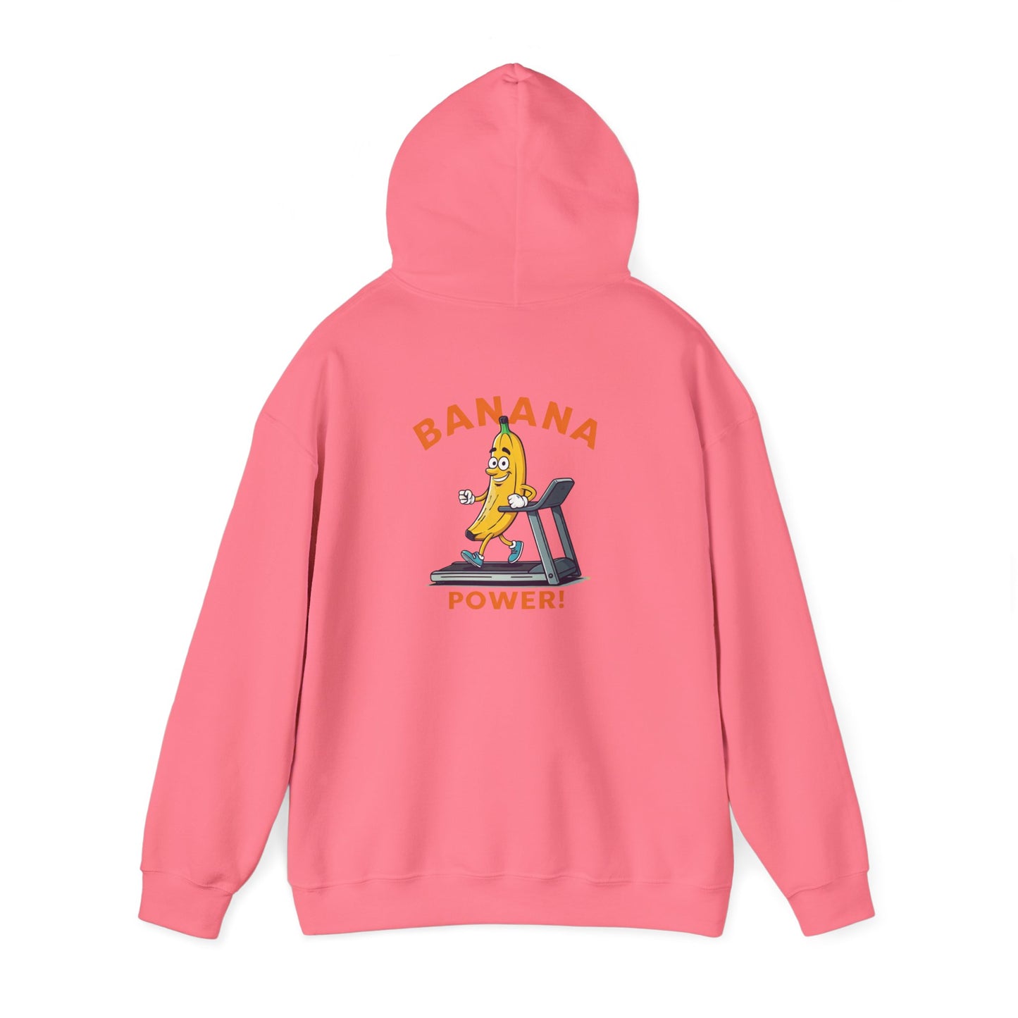 Banana Power! Hoodie - Stay Fit and Stylish with Our Funny Banana Workout Design. Perfect for Gym Rats and Fruit Lovers!