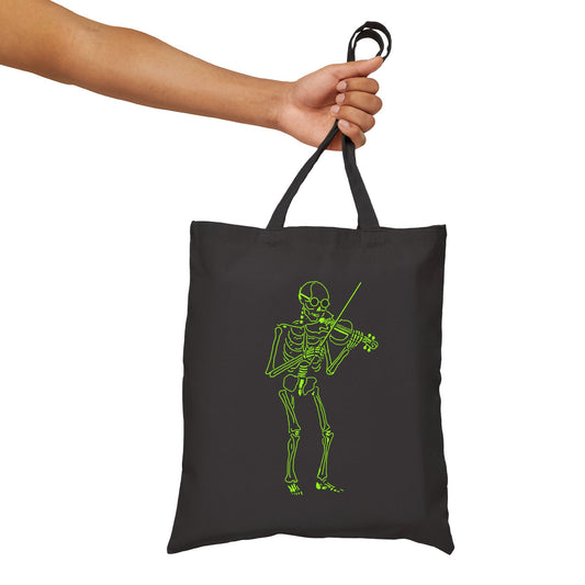 Skeleton Violinist Tote Bag | From Space Store