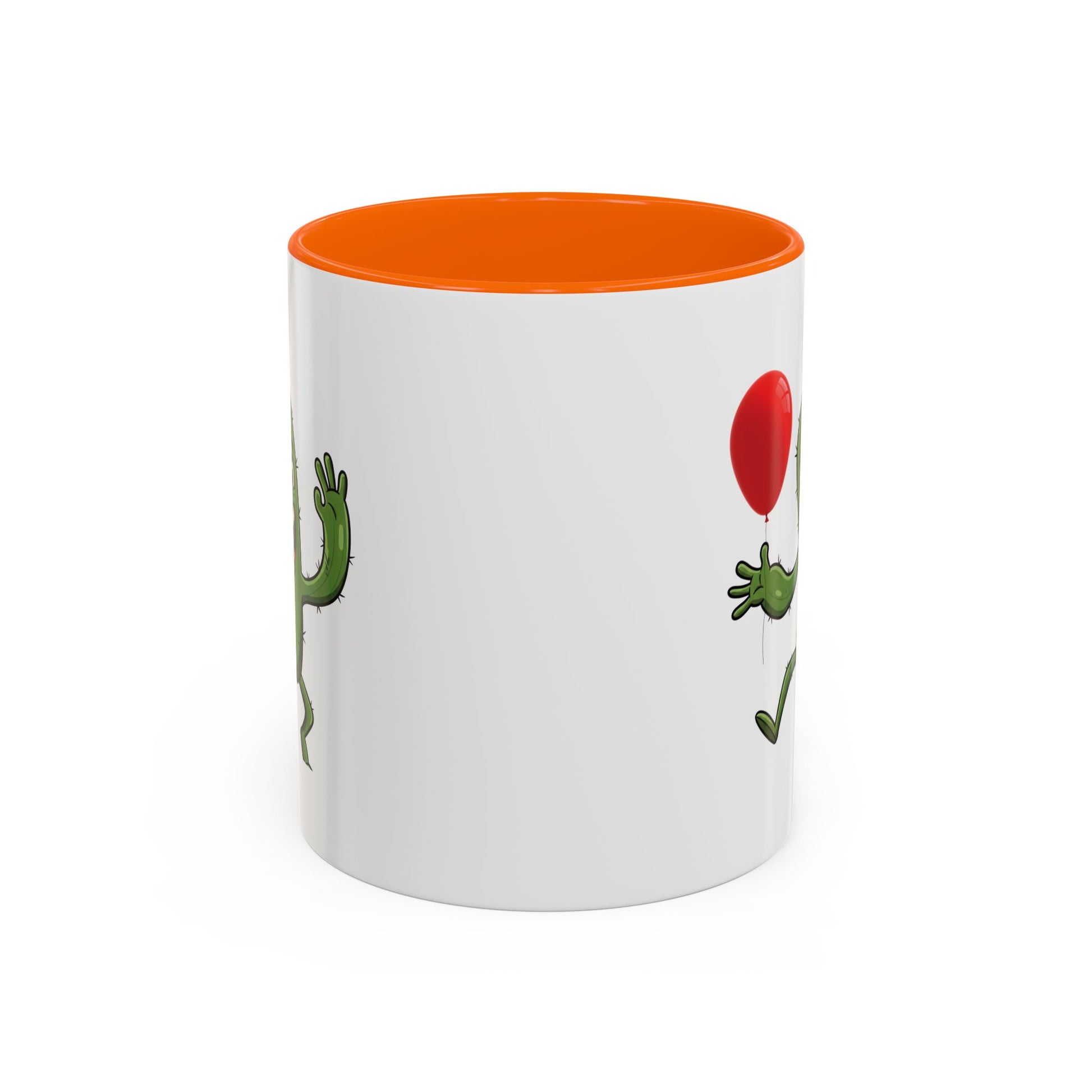 Cactus Mania Happy Cactus with Balloon Mug - Fun Ceramic Coffee Cup for All