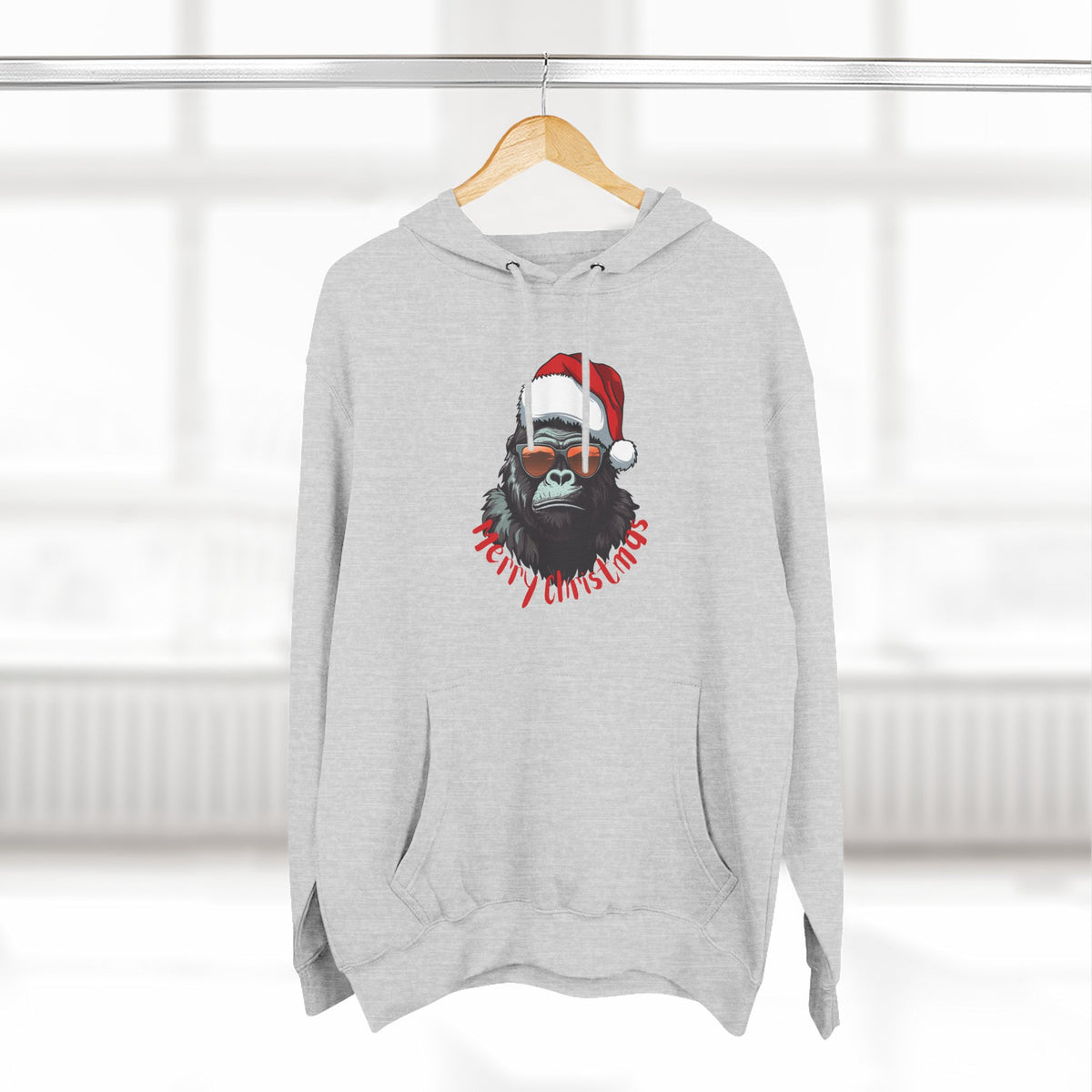 Three-Panel Fleece Hoodie - gorilla sunglasses