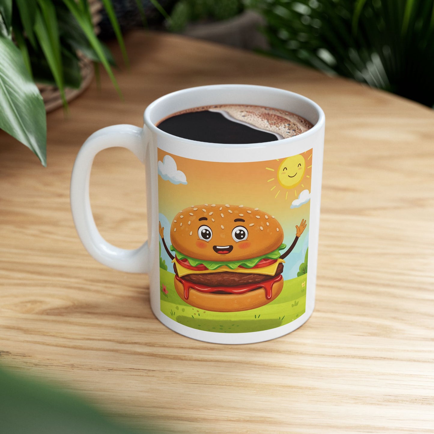 The All-American Dream | Street Foods Hamburger Ceramic Mug