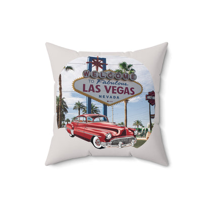 Viva Las Vegas – 1950s Buick Roadmaster Throw Pillow