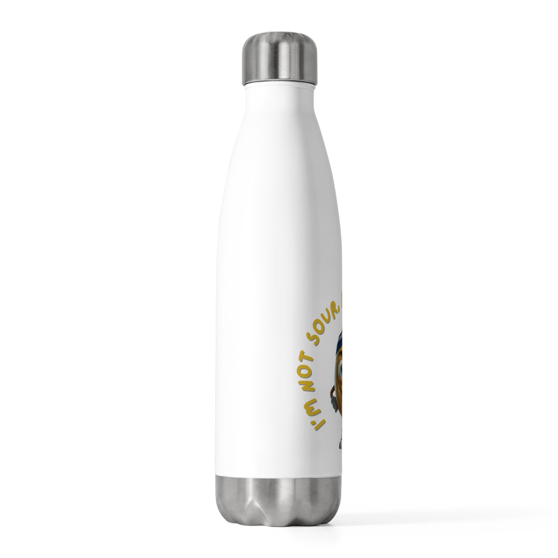 "I'm Not Sour, I'm Just Focused" Lemon Stainless Steel Insulated Bottle