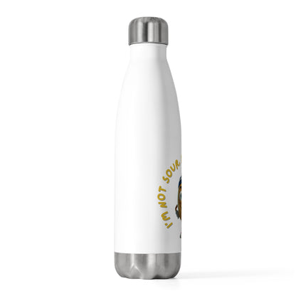 "I'm Not Sour, I'm Just Focused" Lemon Stainless Steel Insulated Bottle