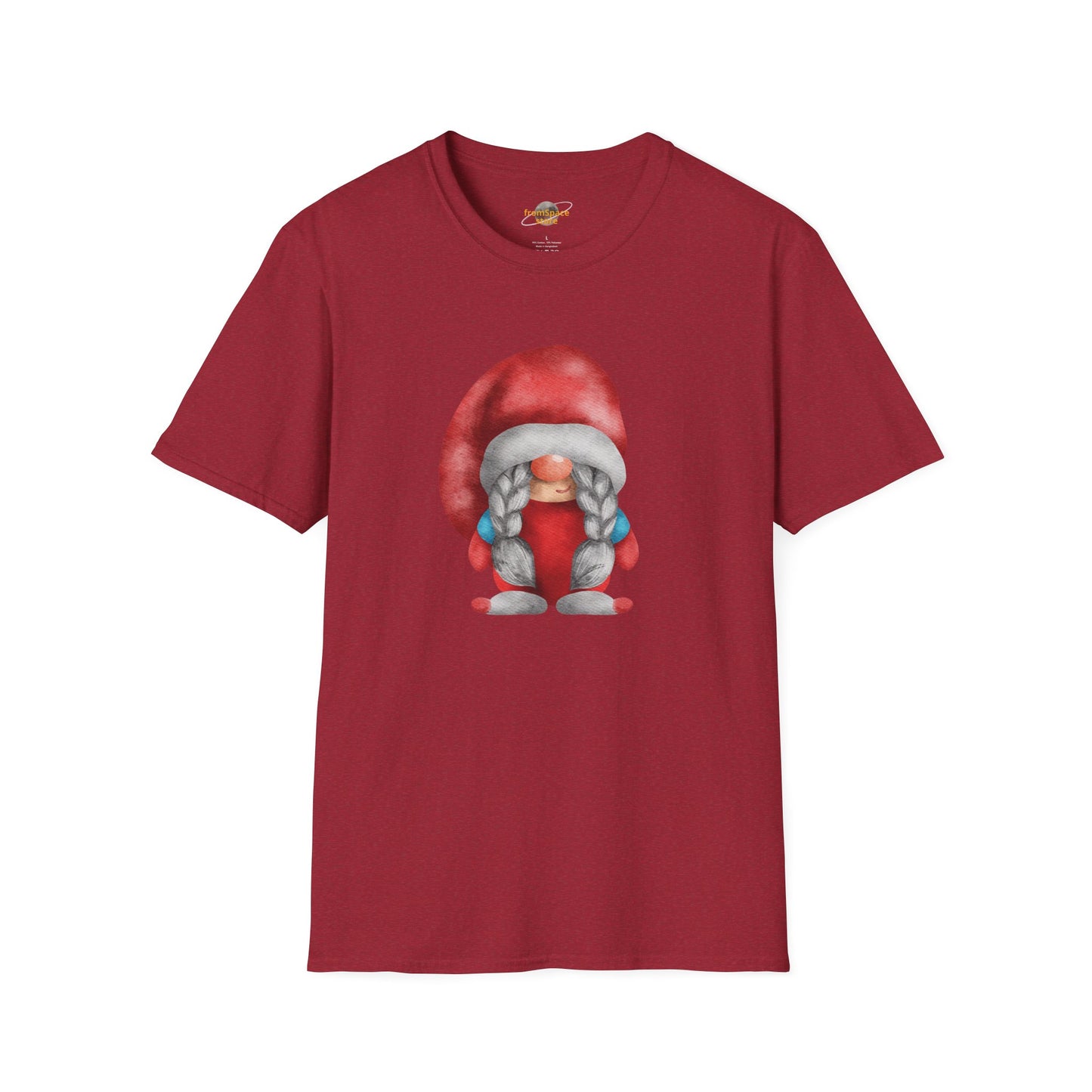 Cute Gnome T-shirt | Soft and Comfy Cotton Tee for Women | Perfect for Casual Wear | Unique Gift Idea | Gnome Lovers