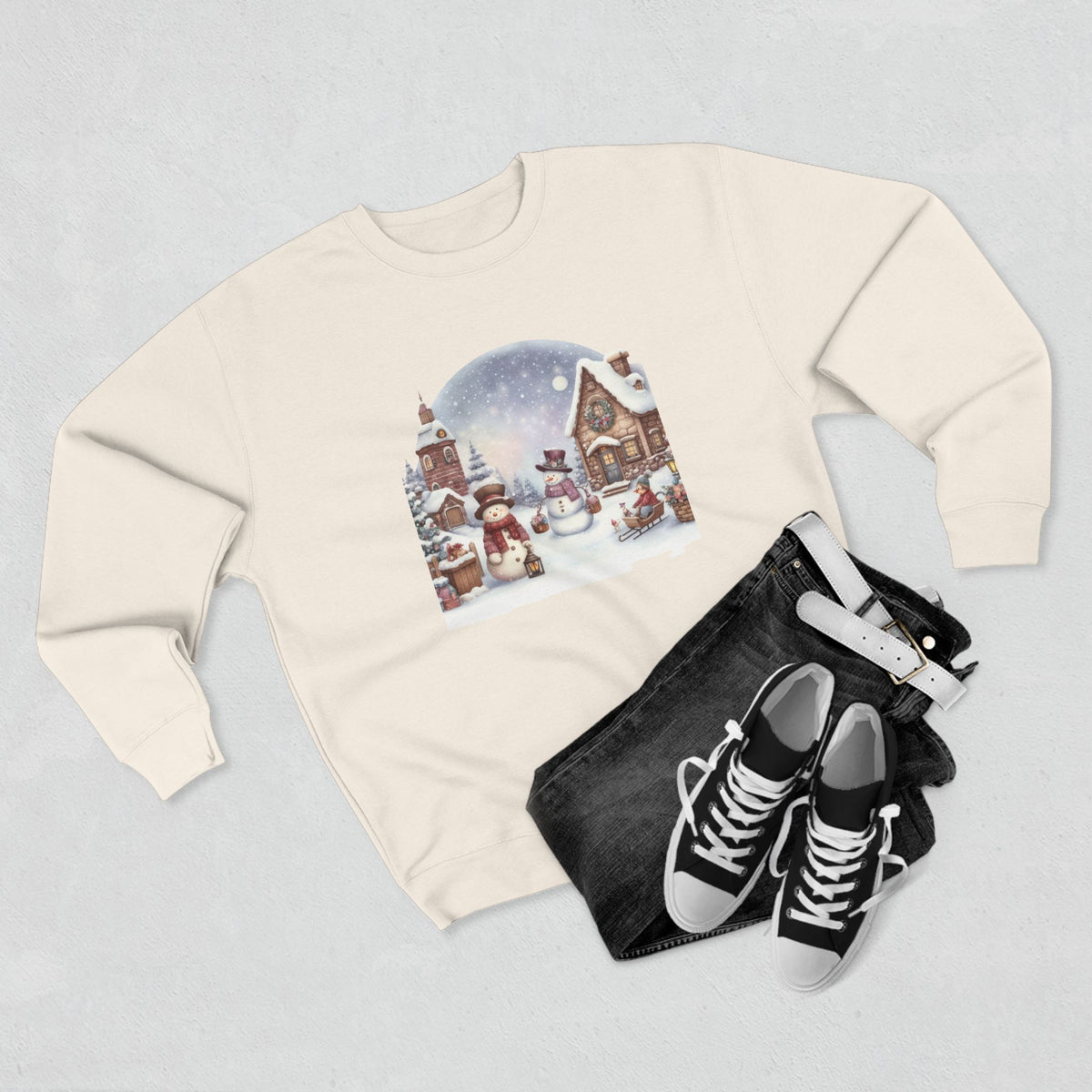 Copy of Copy of Copy of Copy of Copy of Copy of Unisex Crewneck Sweatshirt - snowman design