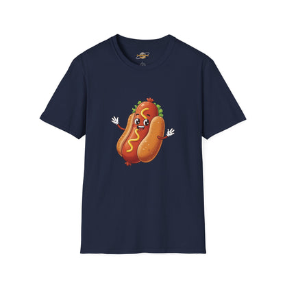 The Mustard Maestro – Classic Hotdog Graphic Tee