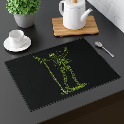 Immortal Vocals Fluo Skeleton Singer Placemat