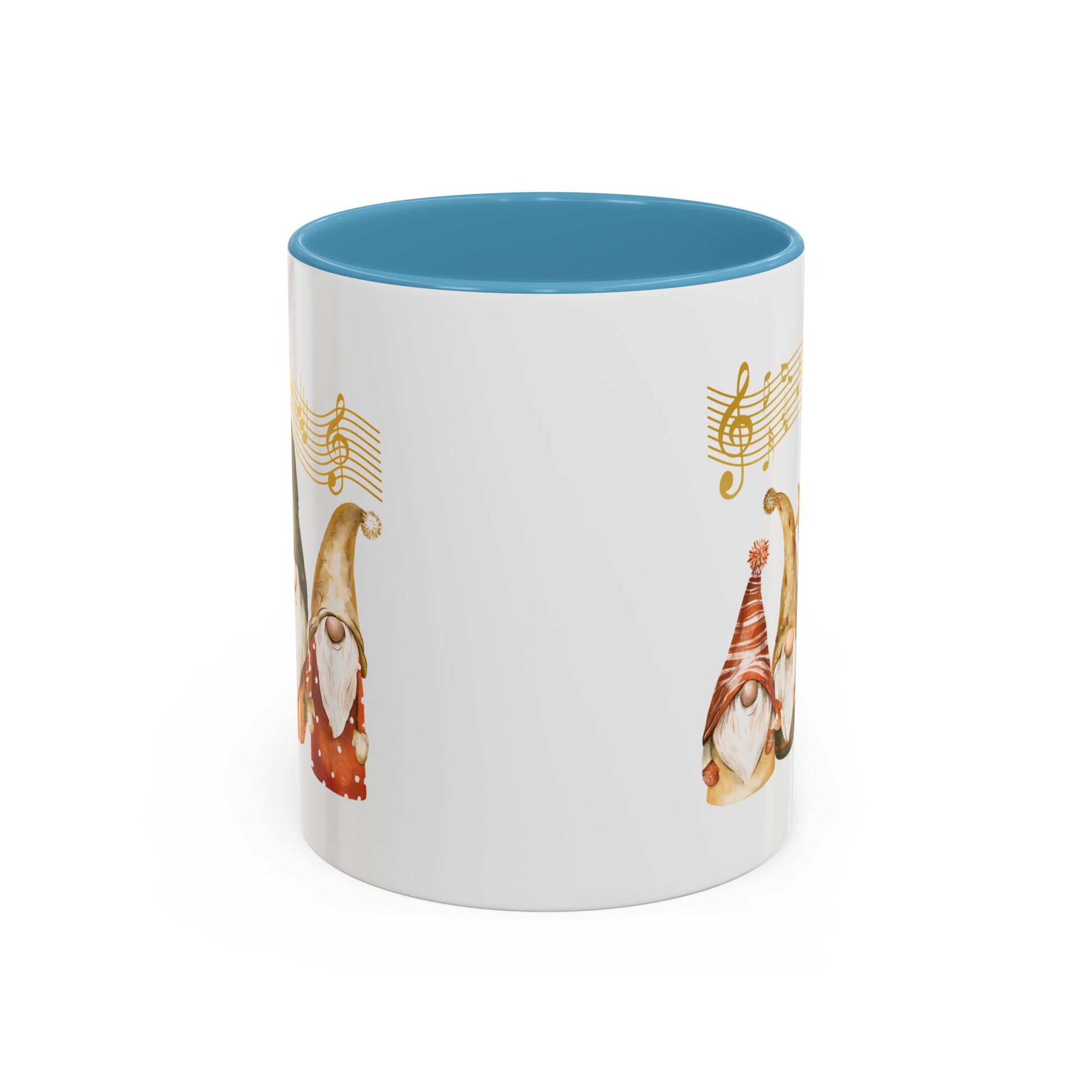 Enchanting Gnomes Mug & Cup Collection: Whimsical Drinkware for Cozy Moments – Elevate Your Sips with Festive Charm 11oz Light Blue