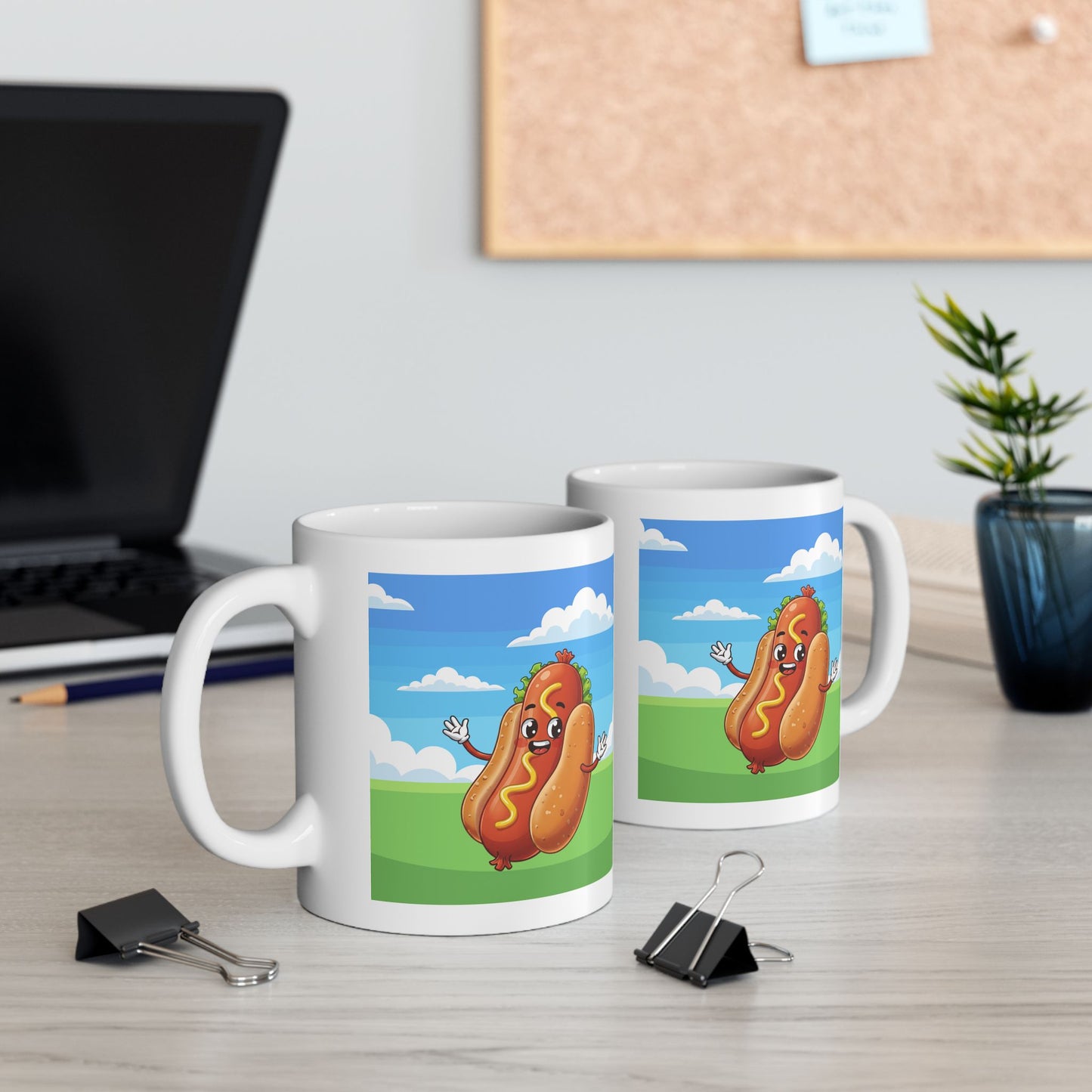 The Boardwalk Legend | Street Foods Hotdog Ceramic Mug