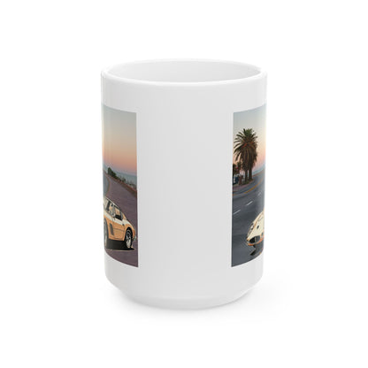 Ferrari 275 GTB Vintage Mug - A Classic Car Lover's Dream Coffee Cup 15oz