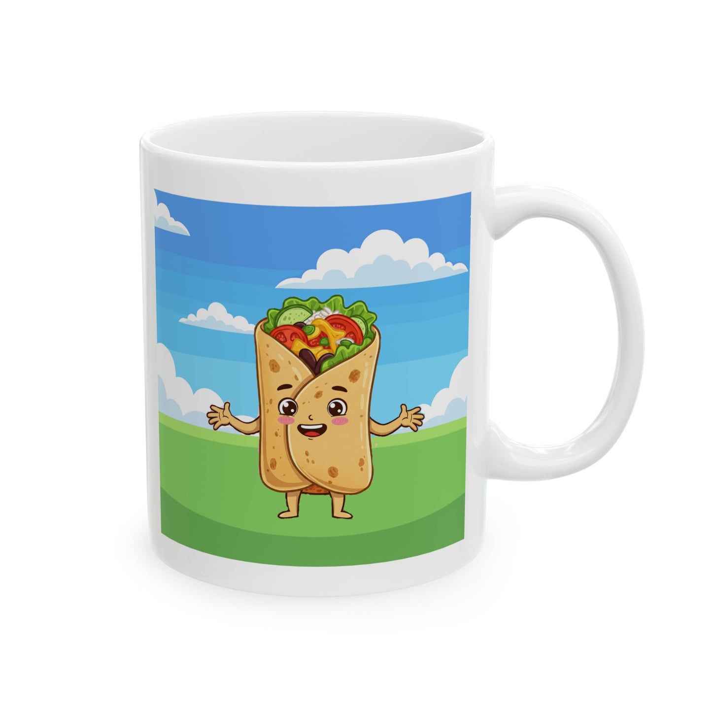 The Midnight Nomad | Street Foods Burrito Ceramic Mug