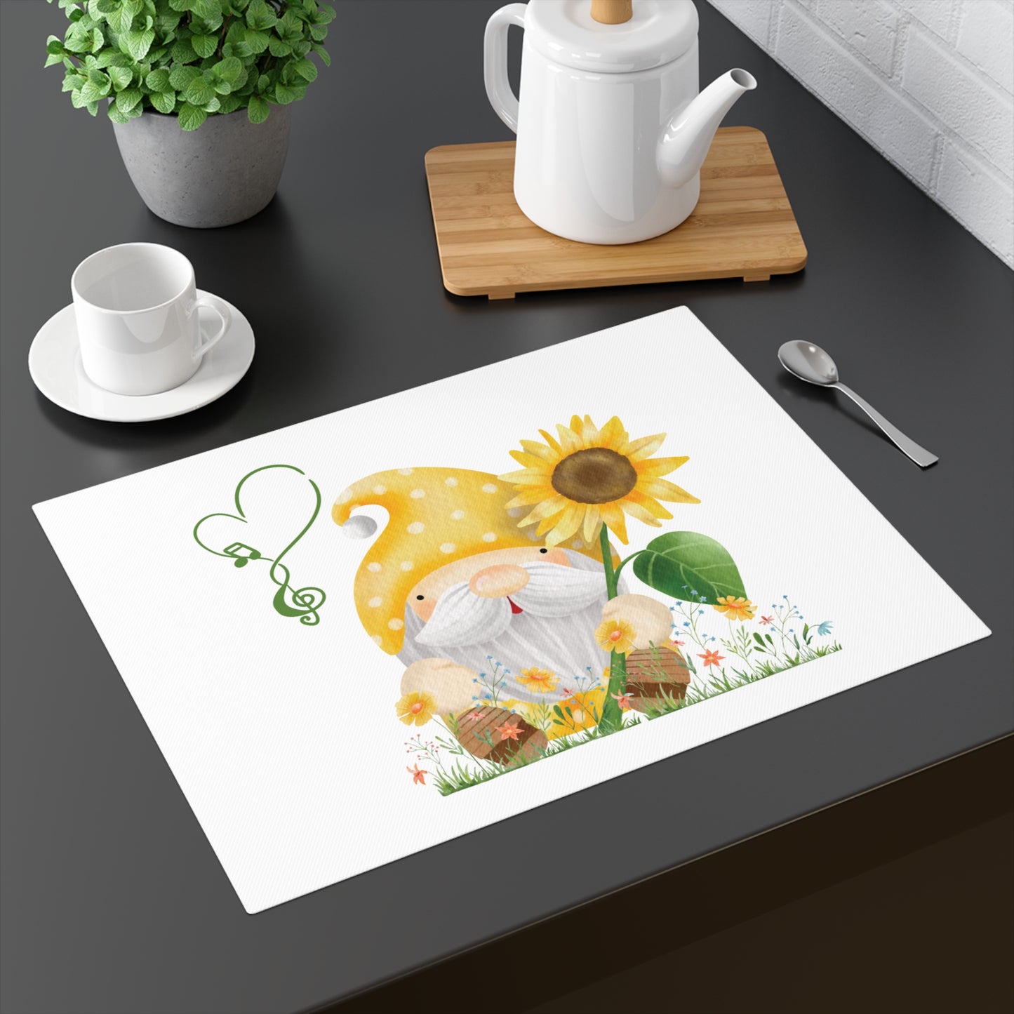 The Sunflower Solitude Placemat